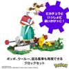 MEGA Pokemon Adventure World Пикачу и холм веселых ветров Вулу и вращающаяся ветряная мельница из блока 240 лет и HKT21 ~Poppo, набор~ [Номер