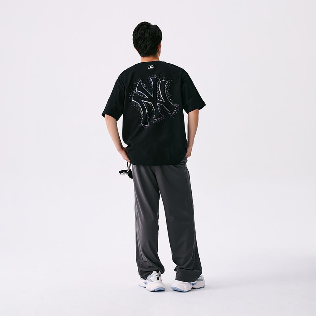 New MLB New York Yankees SS25 T Shirt Unisex Black 3ATST0153-50BKS