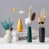 Small Ceramic Vase for Dried Flowers - Ideal for Living Room, Dining Table, TV Cabinet, or Hotel Decor