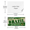 Vintage BRAZIL Landmark License Plate Rio De Janeiro Metal Sign City State Decorative Car Plate Bar Pub Garage Club Wall Decor