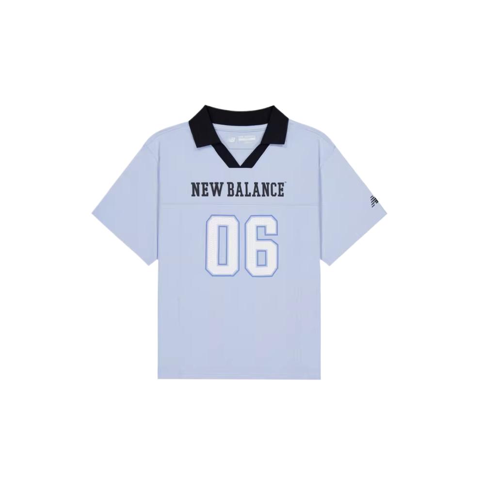 New Balance Детские футболки-поло умеренной посадки ND7FG6S083-BL