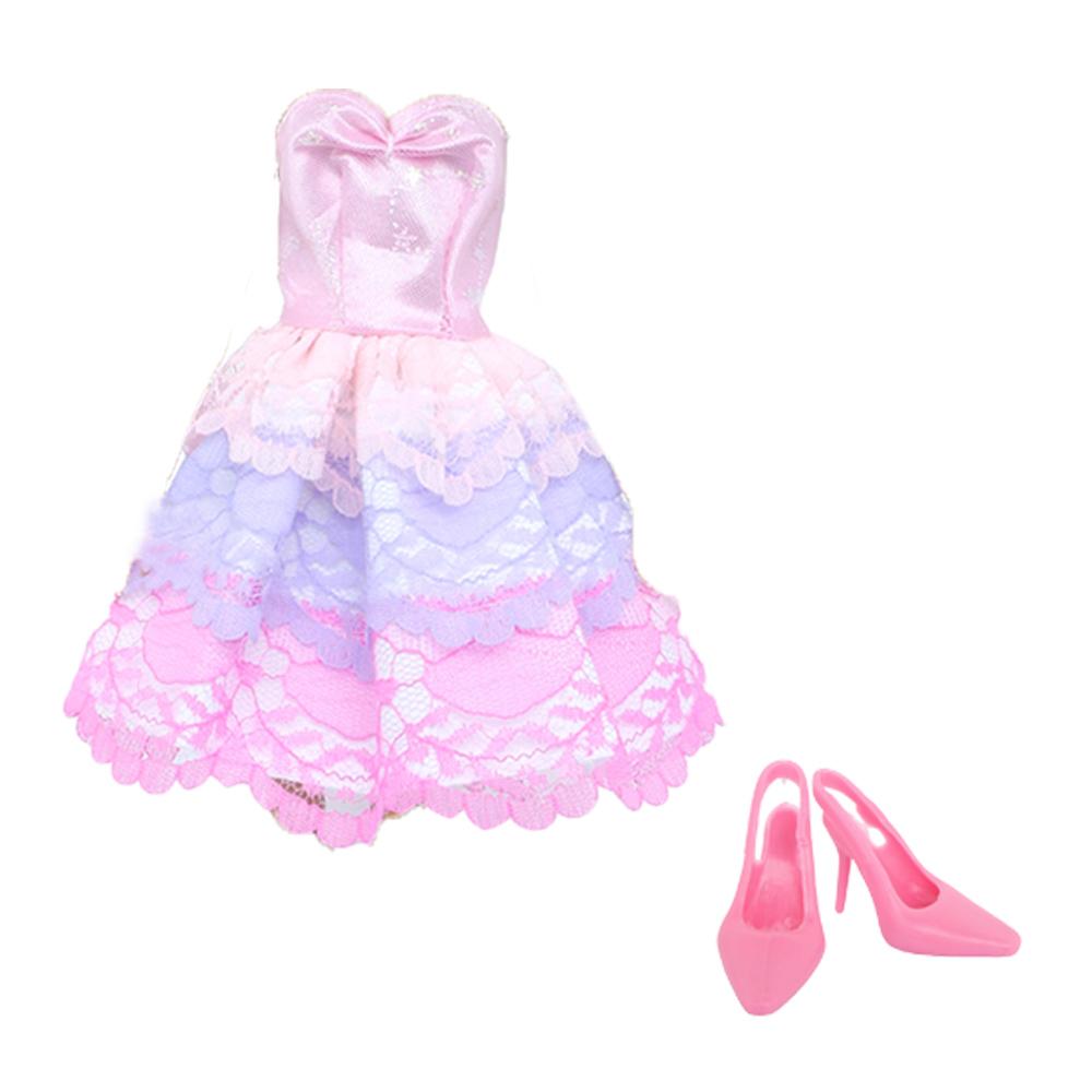 Модное платье для куклы 30 см 11,5'' Наряд для куклы-девочки Топ и брюки с туфлями на высоком каблуке Сапоги Детская игра Подарок Аксессуары Игрушка