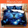 Printed Butterfly Magic 3d Pattern Bedding Sets Exquisite Bed Supplies Set Duvet Cover Bed Comforter Set Luxury Birthday Gift