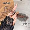 Очки для близорукости Новые Ретро Кошачий глаз Черная оправа Плоские световые зеркальные Очки для близорукости с защитой от синего света Оправа для женских очков для маленького лица