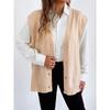 Women's Top Autumn Winter Vest Women's Pearl Button Loose Casual Cardigan Sweater Vest