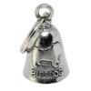 GUARDIAN BELL AMGB Biker Bell, Key Holder, Protective Talisman/Amulet for Safe Driving, Pewter