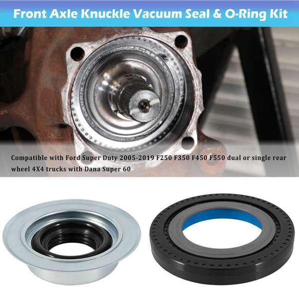 Front Axle Spindle Vacuum Seal for 2005-2019 Ford F250