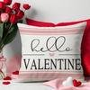 Наволочка на День святого Валентина с принтом «Любовь», льняной материал, подушка для украшения дивана на День святого Валентина