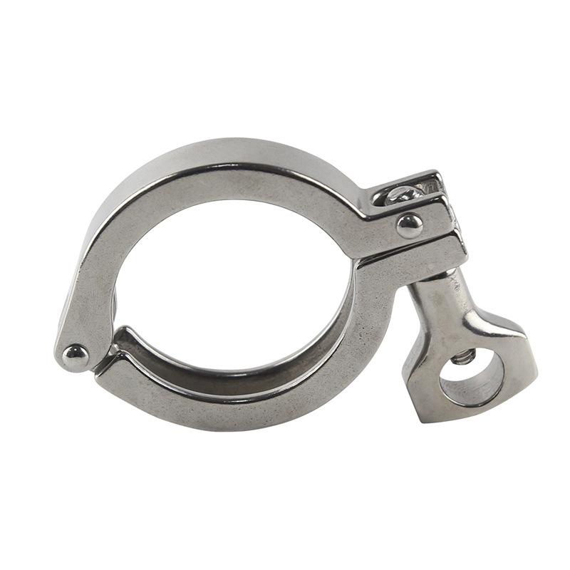 Сверхпрочный санитарный быстроразъемный хомут для труб из нержавеющей стали 304