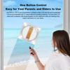 Robot Window Cleaner Liectroux YW710 ,Dual Water Spray,2500PA Suction,Remote Control and APP Control ,Home Wall Glass Cleaning Robot