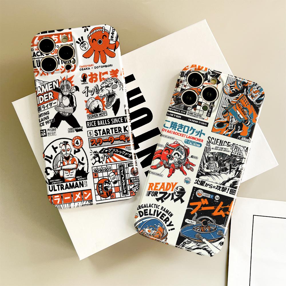 Универсальный чехол для телефона с пленкой и мультяшным модным дизайном, твердый чехол с полным покрытием, защитный чехол для камеры для iPhone, Samsung, Xiaomi, Poco, Redmi, Huawei, Honor