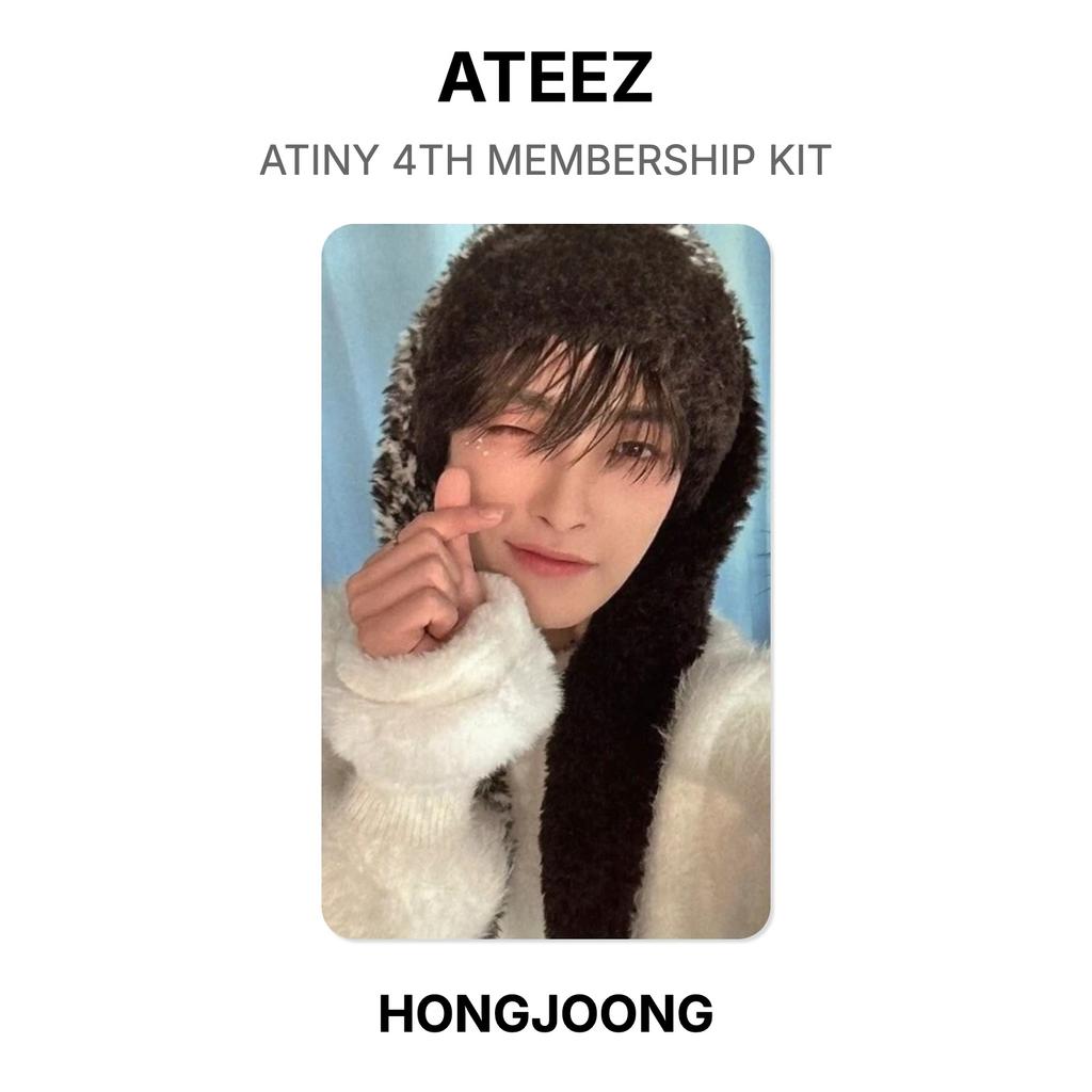 ATEEZ КИТ 4-ГО ЧЛЕНСТВА ATINY Официальная фотокарточка