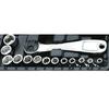 BETA EASY Tools Трещотка и набор торцевых головок 42 1/4"др, Штук, 903E/C42