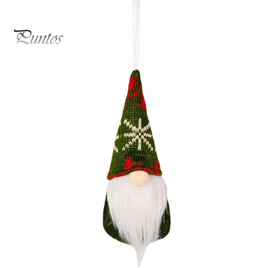 Рождественские подвесные украшения в виде гномов, плюшевые украшения в виде гномов, статуэтка безликого гнома ручной работы для украшения стены, дерева, камина, окна
