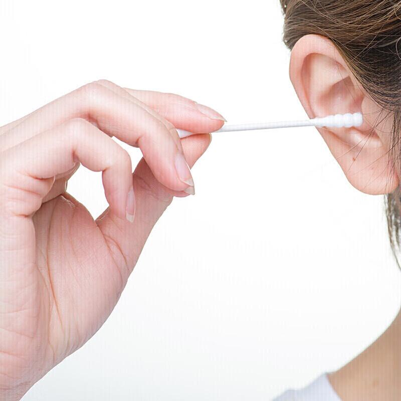 CHAHUA 300 штук ватных палочек с бумажным стержнем и двойными головками