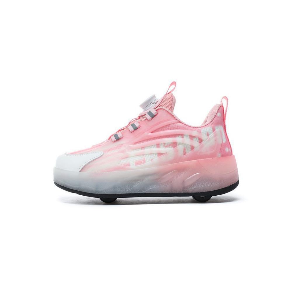 Champion Runaway Shoes для детей и взрослых, вращающаяся пряжка, двойное колесо, съемные, красочные, легкие, перезаряжаемые, повседневные роликовые коньки