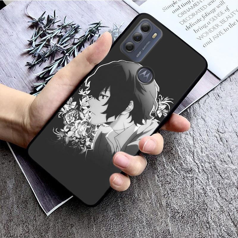 Чехол для телефона Bungou Stray Dogs для Motorola Moto E32 E20 E40 G22 G52 G20 G30 G100 G60 G50 G10 GPure GStylus G9 One Action Macro