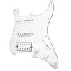 3-ply SSH Loaded Prewired Pickguard Humbucker Pickups Set for Strat ST Electric Guitar White Pearl