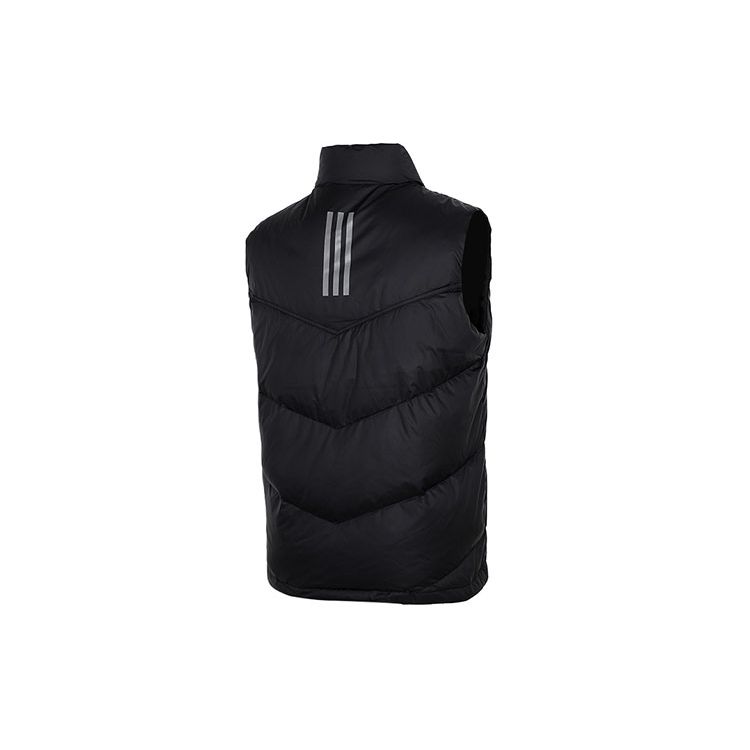 adidas Уличный теплый жилет с воротником-стойкой, мужская верхняя одежда, черный H20775