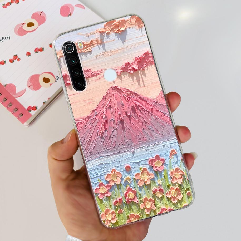 Для чехла Xiaomi Redmi Note 8T Note 8 2021 Чехол Популярный Мраморный Прозрачный Силиконовый Мягкий Funda Для Xiaomi Redmi Note 8 Pro Note8 Coque