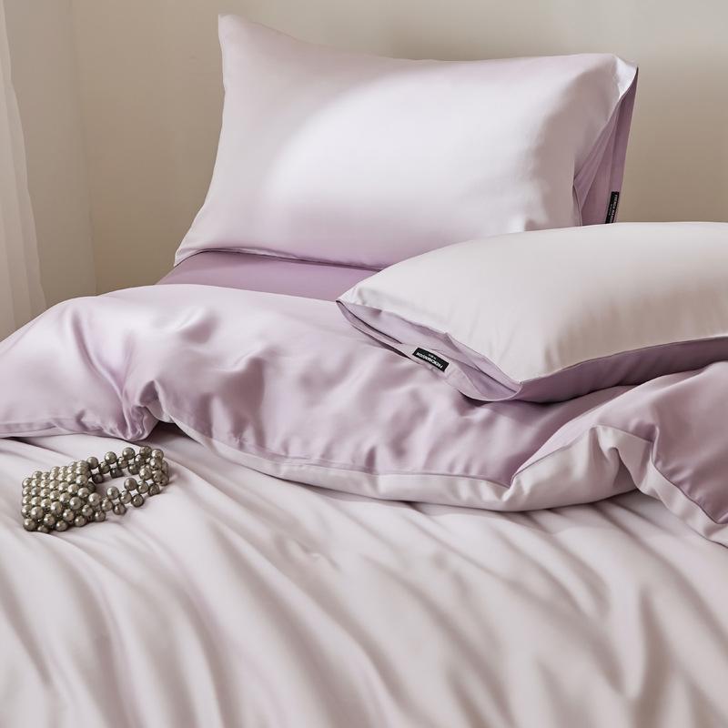 10 Tencel Lyocell Tencel four-piece set, sleeping naked, cold silk in summer, high-end bed sheet quilt cover three-piece set