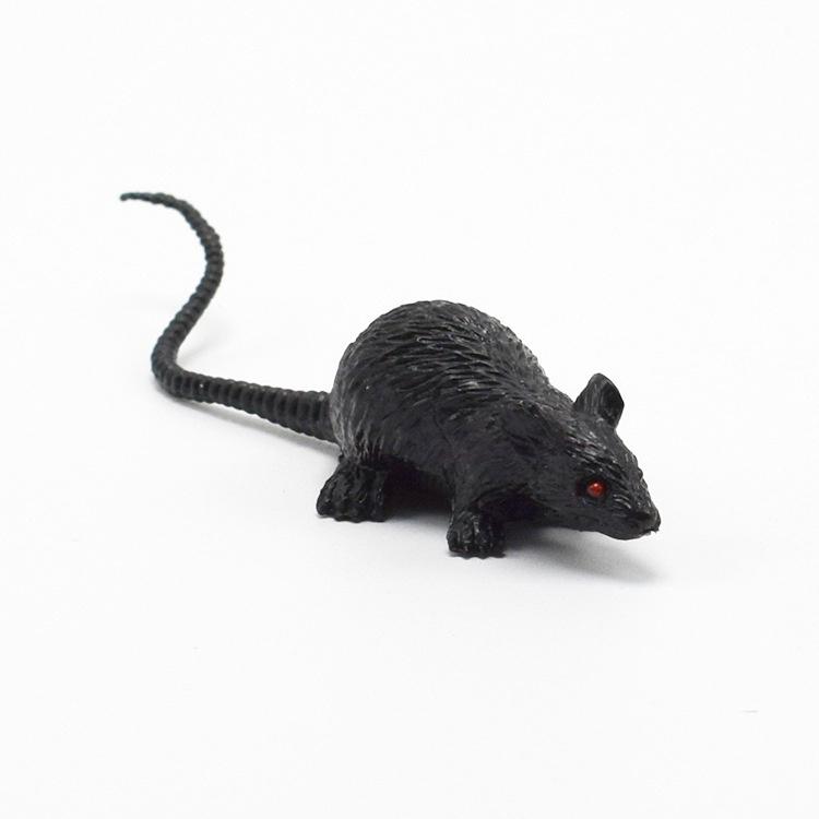 Terrifying Mini Mouse Model For Halloween Tricks Plastic Material 9cm Size