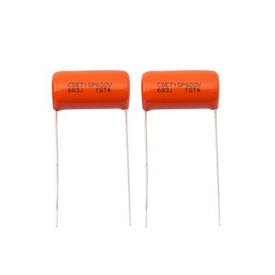 Конденсаторы CDE Sprague Orange Drop Полипропиленовые 715P 683J 600V 0.068uF для Гитары/Баса (Пакет 2)