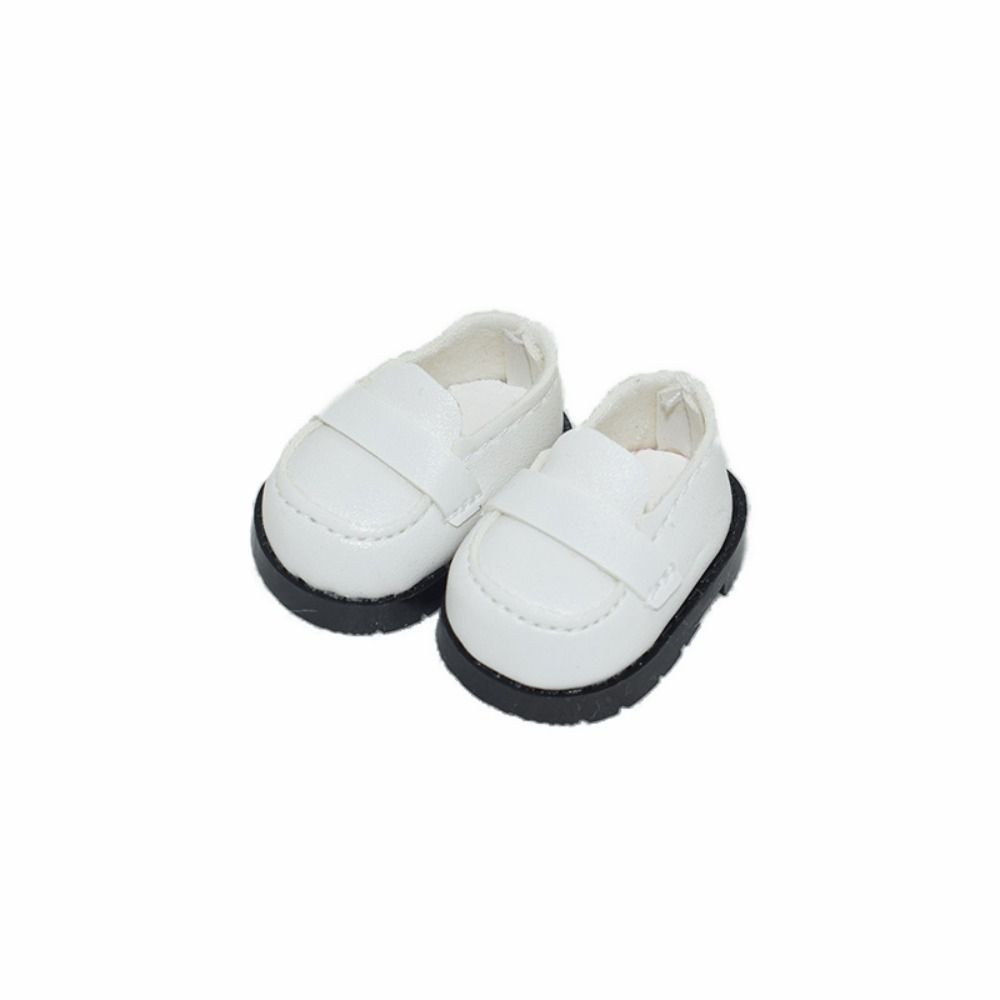 PU Leather Doll Clothes 10/20CM Mini Academic Style Shoes Doll Shoes  10/20cm Cotton Stuffed Doll