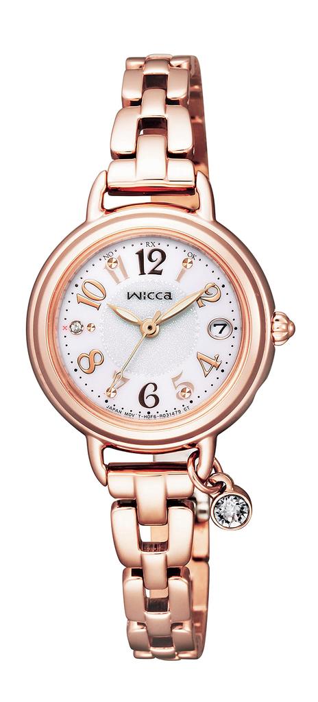 Wicca Wicca Solar Tech Radio Watch Bracelet Line Pink [Citizen] KL0-561-17 Женские