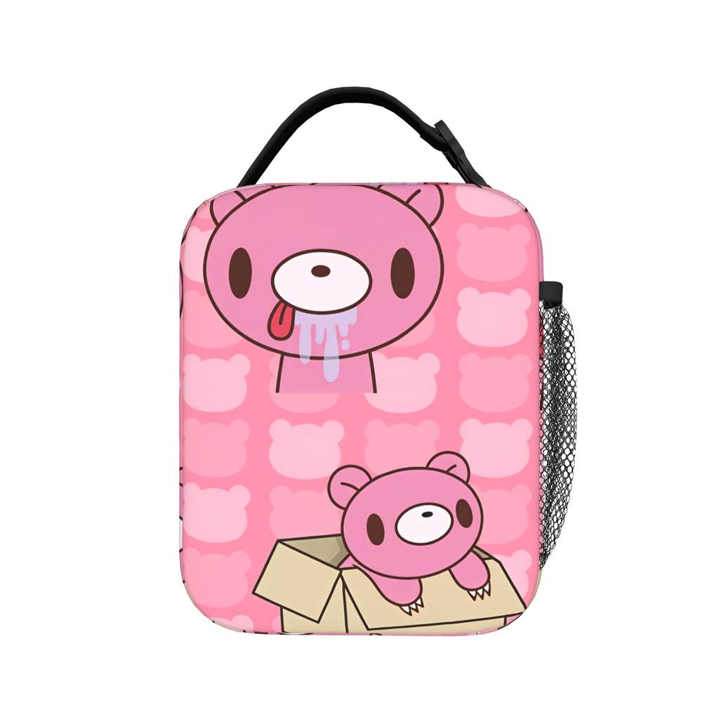 Cartoon G-Gloomy Bear Lunch Bag For Unisex Print Lunch Box Cute School Cooler Bag Convenient Waterproof Tote Food Bags