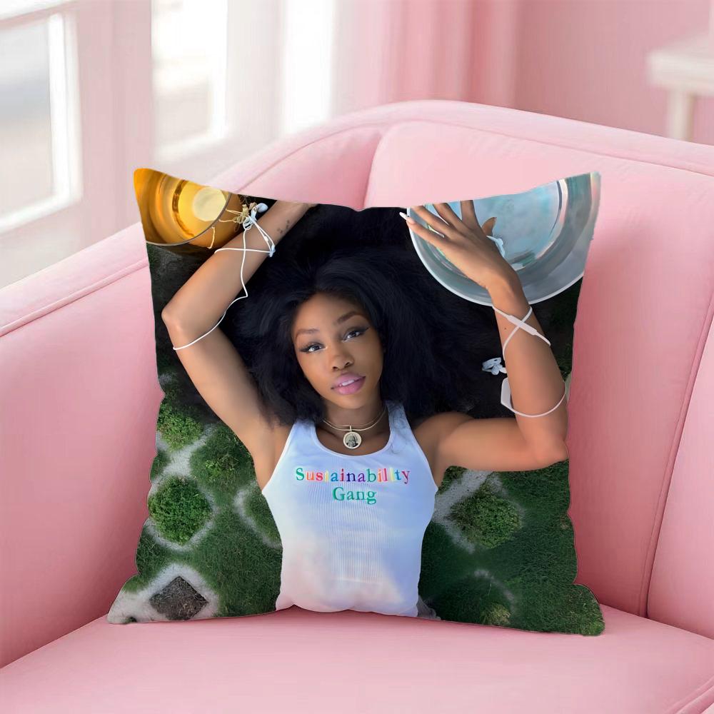 Hot SSZAable Cushion Cover Premium SkinFriendly Pillow Case MultiPurpose for Home Office Travel