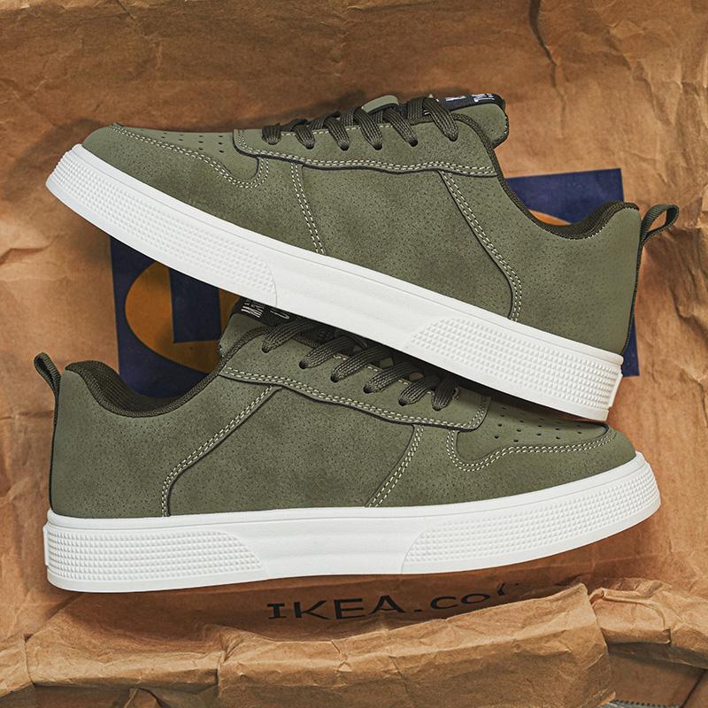 Мода 2025 Осень и Зима Мужской Модный Тренд Включает Новую Обувь на Плоской Подошве Легкую и Удобную Спортивную Обувь Мягкую и Нескользящую