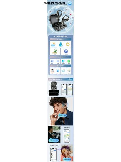 AI Bluetooth Cross-border Over-ear Wireless Earphones with Good Sound, Long Battery Life, and Translation Feature