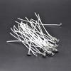 W40M20 20cm Length Pre Waxed Pure Cotton Wick  with Metal Base 100pcs in One Bag