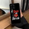 Nurse Medical Health Heart Case For Samsung Galaxy M12 M22 M32 M52 M13 M23 M33 M53 M20 M21 M31 M51 M14 M34 M54 M30s