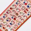 6 Style Anime Kt Kuromi Cinnamoroll 3d Transparent Jelly Sticker Crystal Decorative Stickers Casesdiy Toy Decoration Kids Gifts