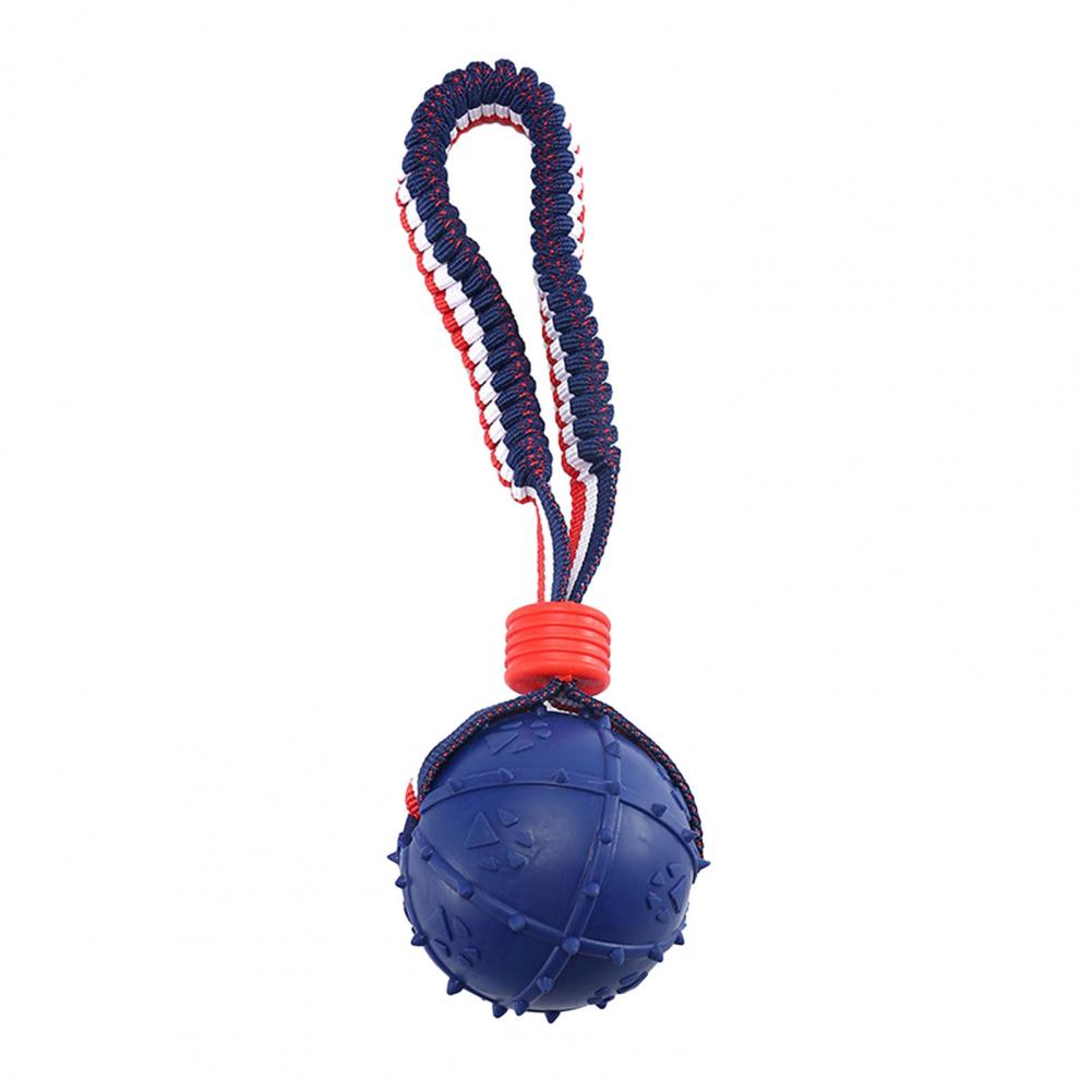 Dog Toy Ball Rubber Chew Toy for Dogs Durable Dog Chew Ball Toy for Chewers Fetch Ball for Medium Small Dogs Embossed Texture