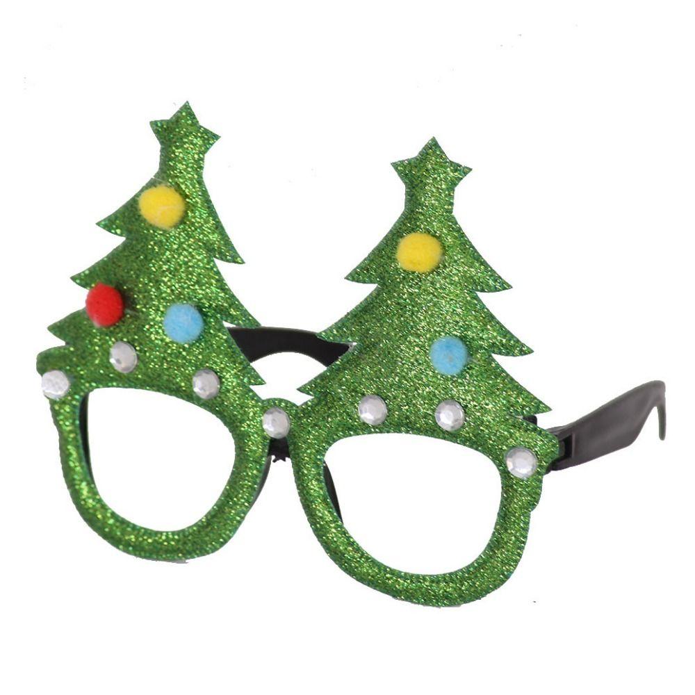 Декоративные очки Санта-Снеговика, Санта-Клаус/Снеговик/Рождественская елка, очки с рогом оленя, реквизит для фотосессии
