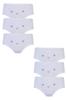 Набор из 6 трусиков для девочек с тонкой талией, качественные хлопковые трусы Bato с вышивкой
