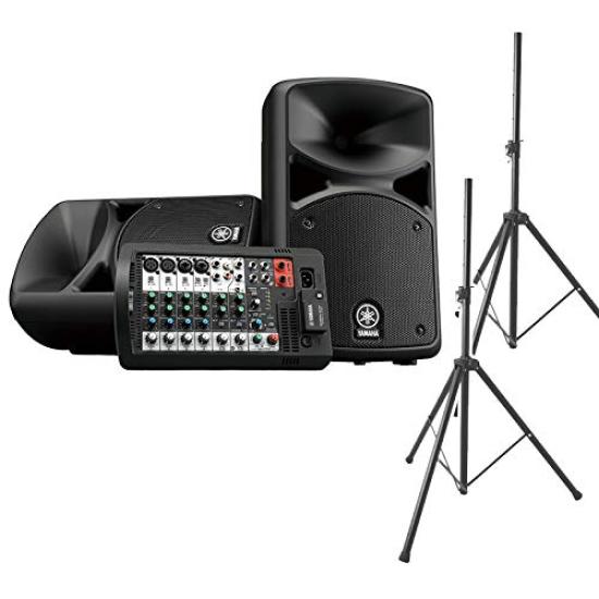 YAMAHA STAGEPAS 400BT Комплект с акустической стойкой. Универсальная акустическая система с поддержкой Bluetooth. (набор для стенда)