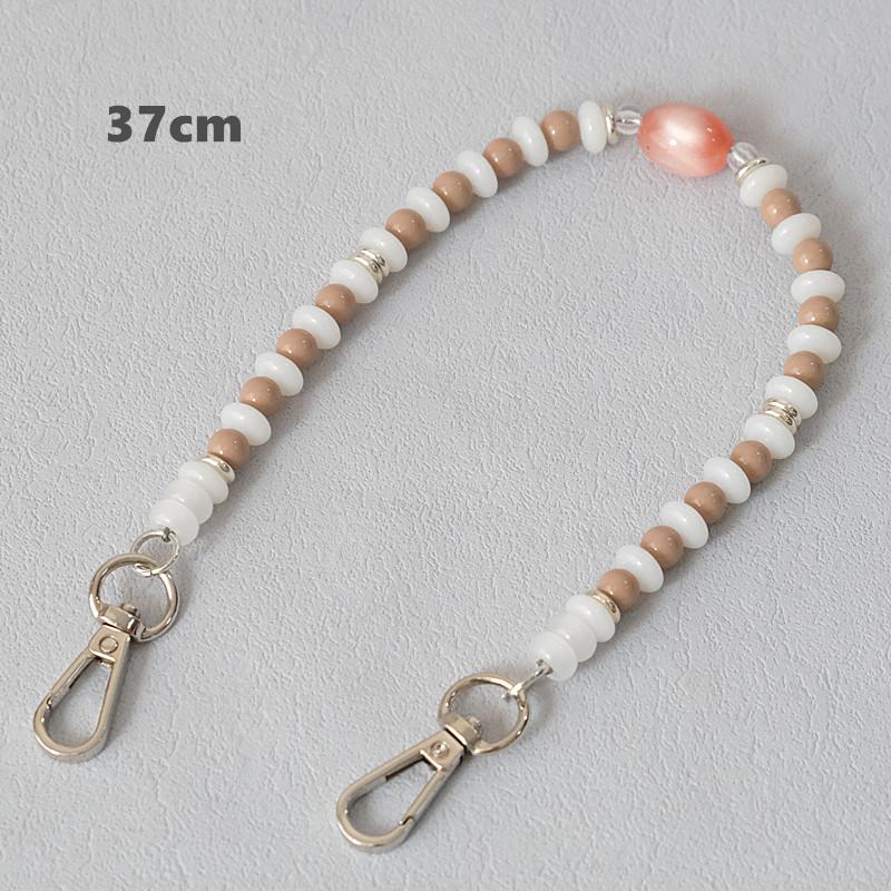 Новый женский аксессуар для сумки Зеленый Белый Конфетный Акриловая смола С бусинами Деталь Ручной работы Браслет на запястье Ремешок для сумки Женская ручка для сумки Цепочка