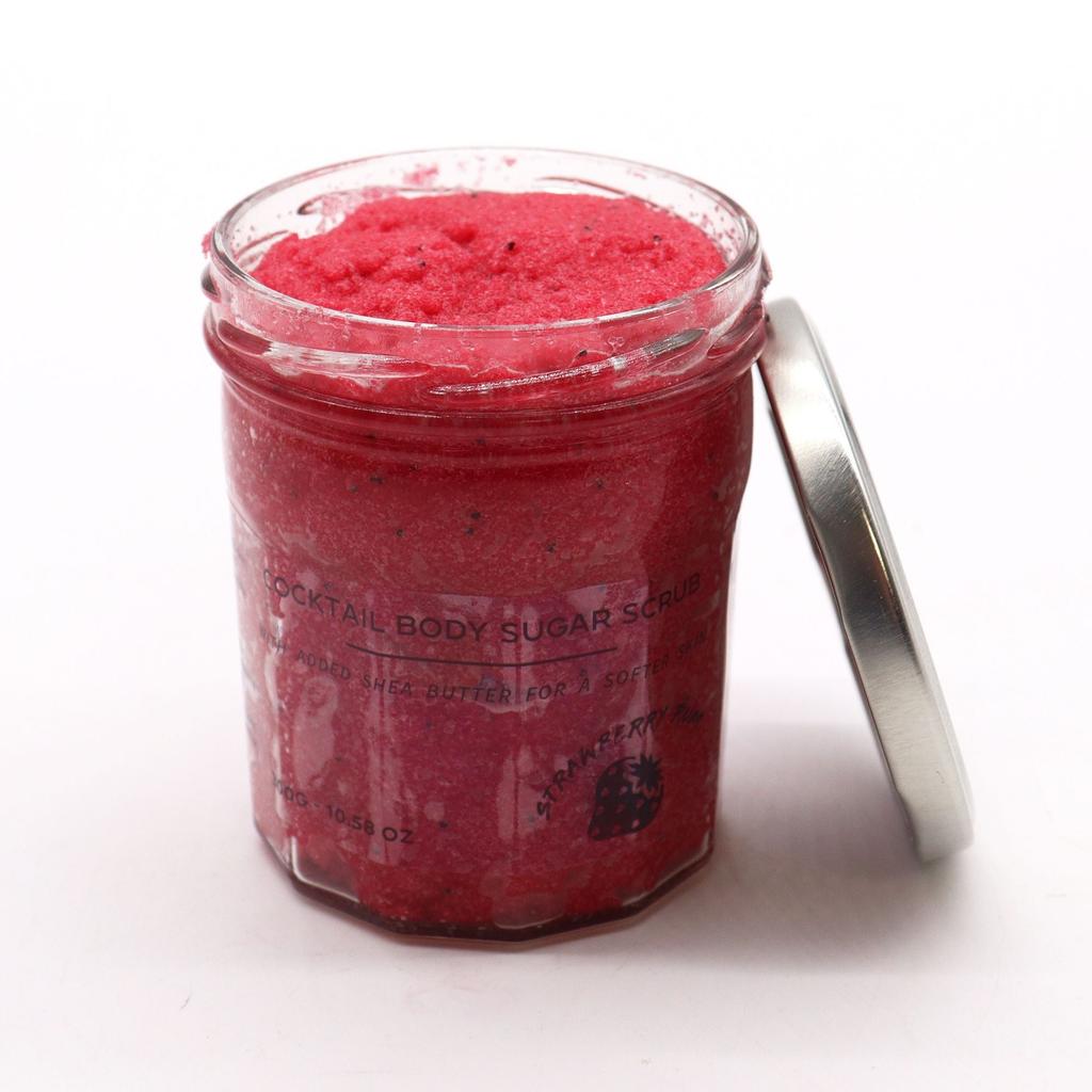 Sugar Body Scrub, Strawberry Rum 300g
