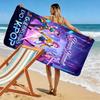 Name Custom Demon Hunters Kpop Print Beach Towel, Large Soft Quick Dry Towel for Beach Camping Swimming