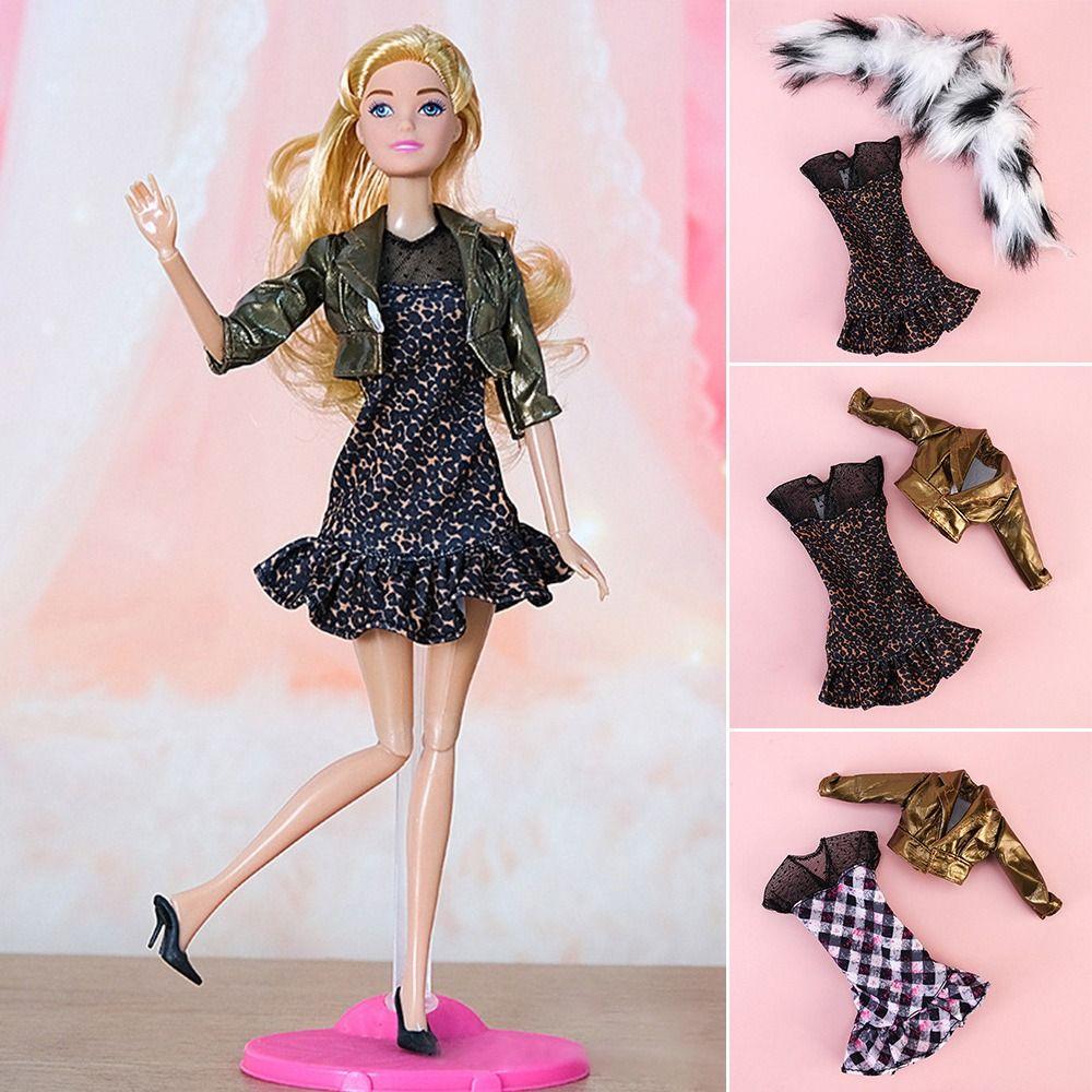 1 комплект, 30 см, детский подарок, игрушка, аксессуары для кукол, одежда для девочек, повседневная одежда, юбка для куклы, плюшевое пальто