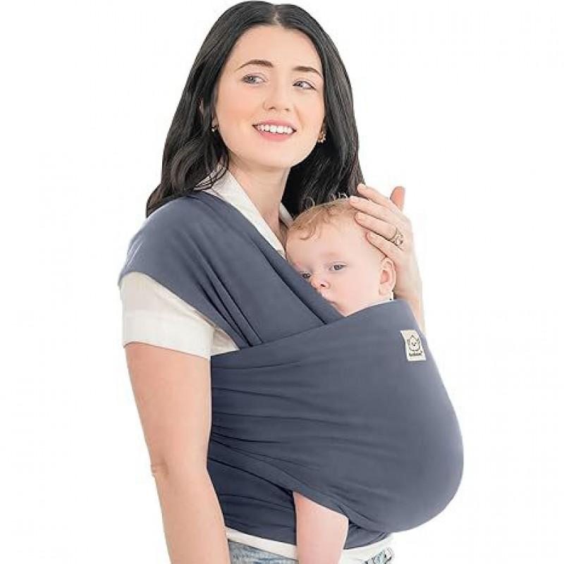 Легкая дышащая переноска-слинг для младенцев 1-3 лет, hands-free, вязаный слинг, цвета: черный, синий, серый, кофейный