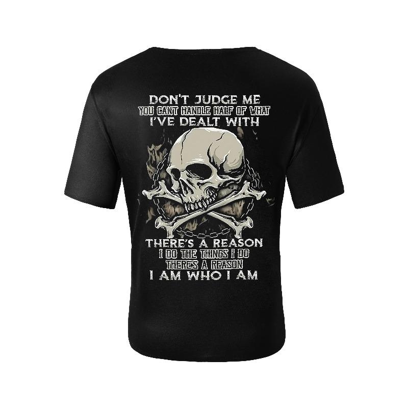 European Size Fashion Skull 3D Digital Pattern Printed Men'S Graphic T-Shirt, Casual Comfortable Top, Short Sleeve Crew Neck,Men'S Summer Outdoor Wear