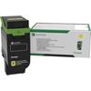Lexmark Toner Cartridge - High Yield - Yellow - Original - Box - LCCP, LRP - for P/N : CS632DWE