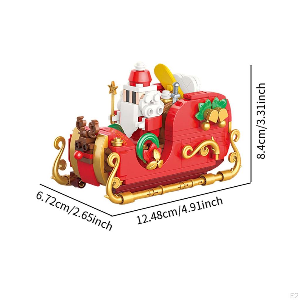 Рождественские строительные блоки, набор игрушек, набор игрушек «сделай сам» для детей 6, 7, 8, 9+ лет