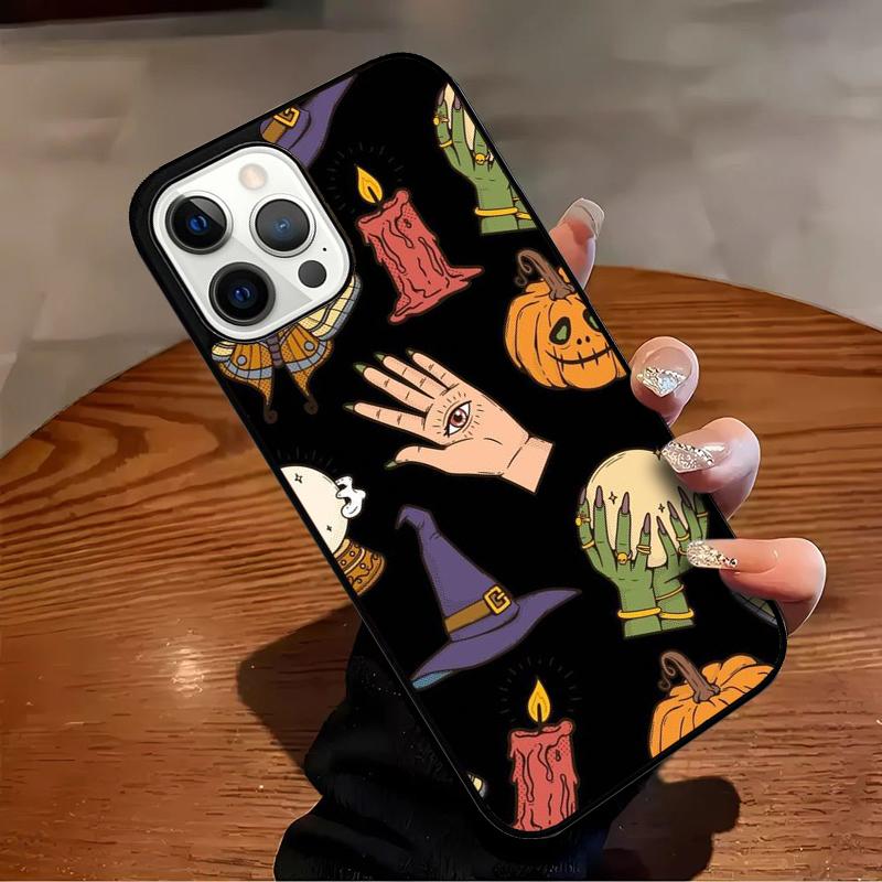 Halloween Pumpkin Spooky Phone Case For iPhone 17 Air 16 15 14 13 12 11 Pro Max Max Plus Bumper Case Cover