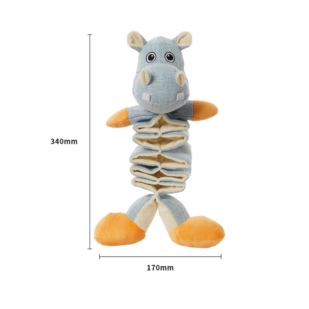 Multi-functional Rubber Dogs  Toy Interactive Companion Training Molar Chewing Resistant Doll Teeth Molar Stress Relief Props